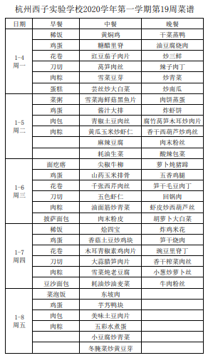 2020学年第一学期19周菜谱.png